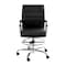 Flash Furniture Black LeatherSoft Drafting Chair with Foot Ring GO-2286B-BK-GG - alternate 4